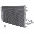 Ocpty Aluminum A C Condenser Replacement Fit For 2014-2016 Kia Soul 2 0l