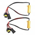 Hoypeyfiy H11 50w 6ohm Led Load Resistor Wire Harness Kit Warning Canceller Fix Hyper Flashing Blinking Canbus Error Pack Of 2
