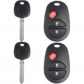 Ocpty 2x Uncut Ignition Key Replacement For Specific Toyota Highfor Lander Sequoia Series Gq43vt20t