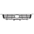 Toyota Camry Grille Assembly 2000 2001 Chrome Shell With Painted Silver Black Insert Plastic Part Number 53111aa020 To1200225 