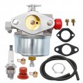 Hoypeyfiy Lawnmower Carburetor 4 5 5hp Spark Plug Primer Bulb Assortment Accessories Replacement For Tecumseh 632046a