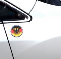 Mexico Mexican Black Flag 2 75 Car Chrome Round Emblem Decal 3d Badge
