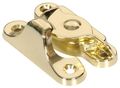 The Hillman Group 852211 Sash Lock Crescent Type Brass Finish 1-pack 