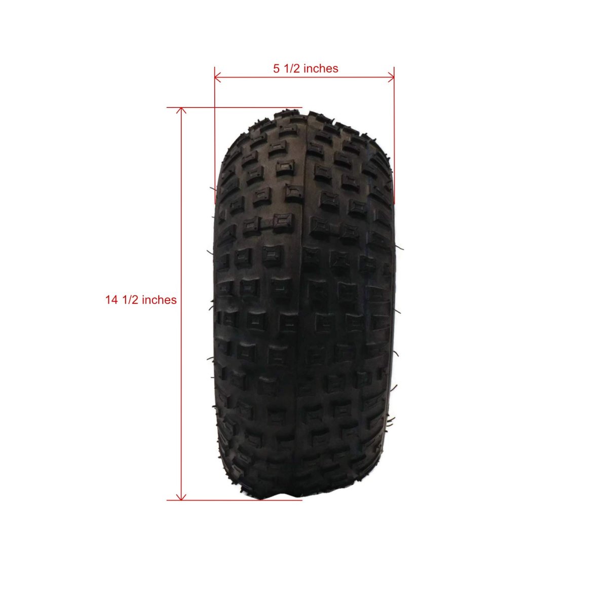 The Rop Shop 2 Pack Knobby Tire 145 70-6 For General Purpose Atv Go-kart Mini Bike