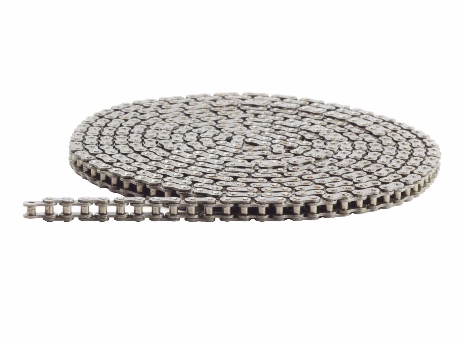 25h Heavy Duty Roller Chain 10 Feet With 3 Connecting Links