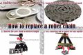 25h Heavy Duty Roller Chain 10 Feet With 3 Connecting Links 