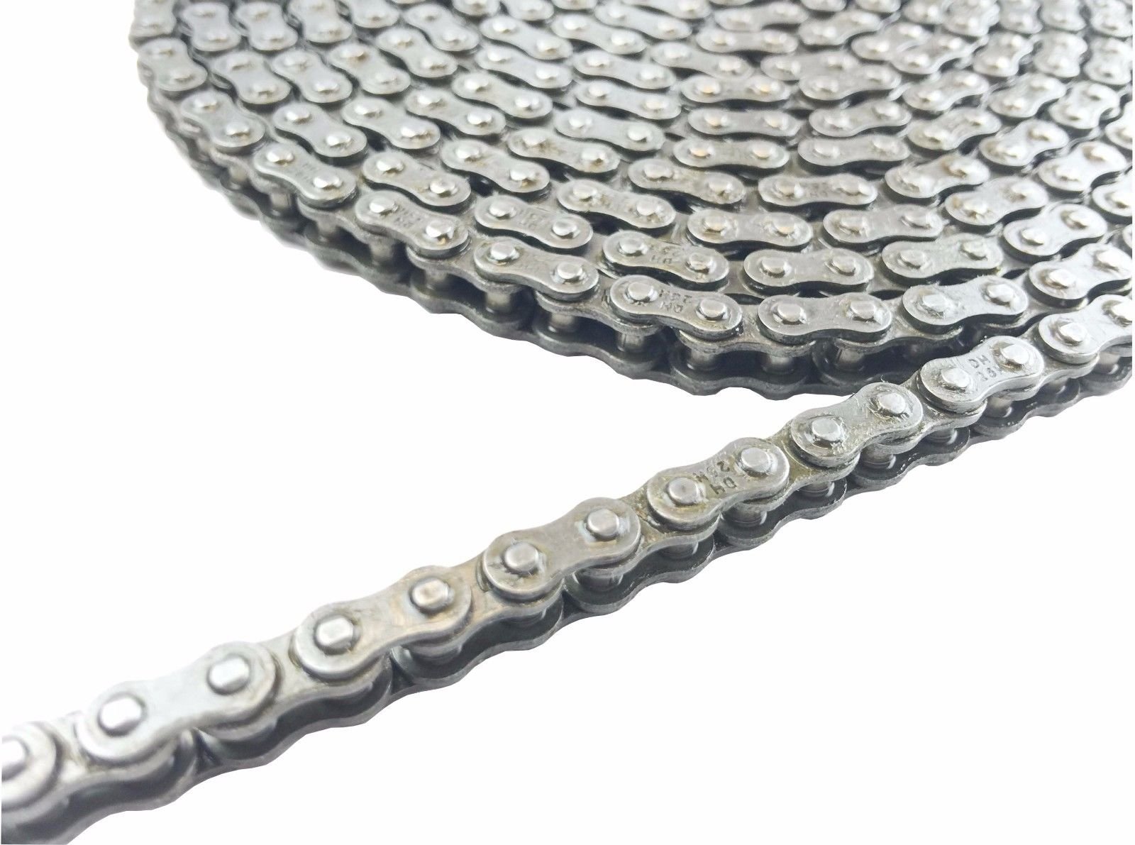 25h Heavy Duty Roller Chain 10 Feet With 3 Connecting Links