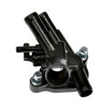 Engine Coolant Water Outlet With Sensor For Buick Encore 2016 2017 2018 2019 Plastic Black Replacement 12672523 12707589 Gasket
