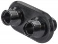 Jegs 100976 Firewall Bulkhead 2-port Black 1 2 10 A C Line 