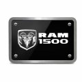 Ipick Image Made For Ram 1500 Logo Uv Graphic Black Billet Aluminum 2 Inch Tow Hitch Cover
