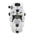 Chrome Steering Shaft U Joint 13 16 In 36 Spline X 3 4 Dd 83mm Universal Coupler Steel Automotive Coupling 