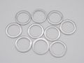 Aoit 10 Pcs Aluminum Transmission Fluid Drain Plug Crush Washer Seal Fits For Toyota Prius Corolla Tacoma Camry Replacement The