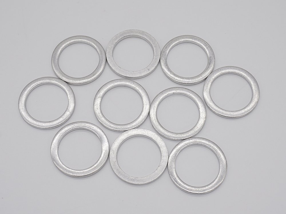 10 Pcs Aluminum Transmission Fluid Drain Plug Crush Washer Seal for