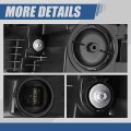 Auto Dynasty Hid Projector Headlights Assembly Compatible With Gmc Terrain 2018-2021 Passenger Right Side Black Housing Amber