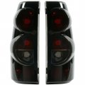 Tail Lights Pair For Chevy Silverado 1500 2500 3500 1999-2006 Lamps Black Smoke 