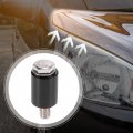 X Autohaux Car Engine Motor Hood Vent Spacer Riser Kit Aluminum Alloy 8mm Black
