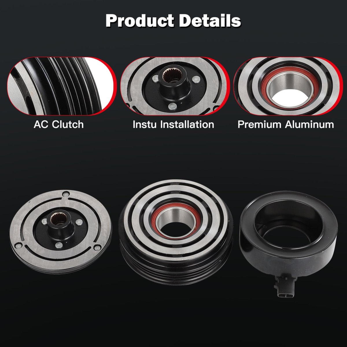 Ac Clutch Kit For Subaru Legacy 2 5l005009 Outback 2 2005 2009 2 0l 2008 Fits Scsa08a Compressor Typlutch Kit For Subaru Legacy