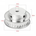 Uxcell Aluminum 30 Teeth 6mm Bore 5 08mm Timing Belt Pulley For 10mm