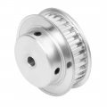 Uxcell Aluminum 30 Teeth 6mm Bore 5 08mm Timing Belt Pulley For 10mm