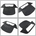 Soft Top Convertible Replacement For Corvette 1986-1993 Twill Vinyl With Plastic Windows Black