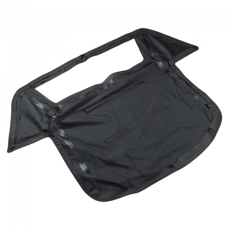 Soft Top Convertible Replacement For Corvette 1986-1993 Twill Vinyl With Plastic Windows Black