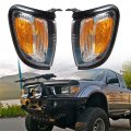 Gxywady Park Signal Corner Marker Lights With Black Border Replacement For 2001-2004 Tacoma Pickup Truck 8162004090c0