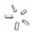 32pcs Chrome Silver 9 16x18 Extended Bulge Lug Nuts 1 8 Length 0 90 Width Closed End Cone Taper Acorn Seat Installs With 19mm