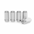 32pcs Chrome Silver 9 16x18 Extended Bulge Lug Nuts 1 8 Length 0 90 Width Closed End Cone Taper Acorn Seat Installs With 19mm