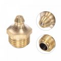 Uxcell Brass Straight Grease Fitting M14 X 1 25mm Thread Hydraulic Accessories 5pcs