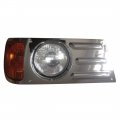 Fortpro Chrome Headlight For Mack Early Granite Cv713 Models Passenger Side Replaces 2mo533am F235188 
