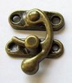 5 Decorative Swing Arm Latch Antique Brass Plated Steel W Screws 