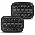 Dot 110w 5x7 7x6 In Led Headlights Hi Low Sealed Beam Projector Headlamp For Jeep Wrangler Yj Cherokee Xj Kenworth T300 H4 Plug 