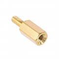 Uxcell M2 5x10mm 6mm Male-female Brass Hex Pcb Motherboard Spacer Standoff For Fpv Drone Quadcopter Computer Circuit Board