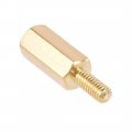 Uxcell M2 5x10mm 6mm Male-female Brass Hex Pcb Motherboard Spacer Standoff For Fpv Drone Quadcopter Computer Circuit Board