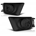 Chrome Smoke Oe-style Front Fog Light Driving Lamp Assembly W Bezel For 2012-2015 Toyota Tacoma Pickup Truck Power Switch 