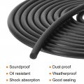Uxcell Nitrile Rubber Seal Strip 4mm 0 16 Diameter X 10 Meters 32 81ft Long Round Solid Weather Stripping For Reduce Noise