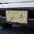 The Birds And Bees Pattern Novelty Metal Vanity Tag License Plate
