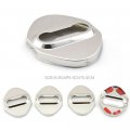 Polarlander 4pcs Car Styling Stainless Sticker Case Door Lock Buckle Protective Cover For 2015 New Toyota