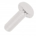 0 5 In 8 32 Thread White Steel Knurled Head Thumb Screw Part Number 91778 