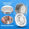 Kitchen Sink Strainer Stoppers With Handle And Lid 2 Pack Stainless Steel Drain Filter Kit For Bathroom Sinks 6 In X 3 1