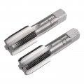 Uxcell Metric Hand Tap M27 Thread 1 5 Pitch 4 Straight Flutes H2 Alloy Tool Steel Bottom Er Screw Tap Set Tapping Tools For