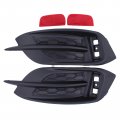 Xtremeamazing 2pcs Rear Left And Right Grille Cover Tail Bezel With Bumper Reflector For Civic Sedan 2016-2018 