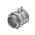 Bridgeport 234-dc2 Conduit Connector 1-1 2 In Trade Die Cast Zinc Ball Burnished Mirror Smooth 