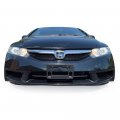 Front Bumper Upper Grille For Honda Civic Sedan 2009 2010 2011 Chrome Grill Replacement Ho1200198 71121snaa50