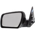 Fits 2010-2011 Kia Soul Power Unheated Non-heat Manual Folding Smooth Black Paint-to-match Rear View Mirror Left Driver Side 10 