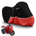 Waterproof Motorcycle Cover For Ducati Monster Scrambler Panigale V4 Diavel 420d Oxford Fabric Red 88 6 In L X 34 W 47 H With 