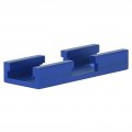 Track Chute Intersection Kit For Woodworking Double Cut Jig Universal T Tracks With Predrilled Mounting Holes 80mm Length