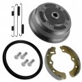 Caltric Rear Brake Hub Seal Shoes Studs Compatible With Kawasaki Mule 3000 Kaf620g 2001 2002 2003-2008