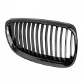 Pair Front Kidney Grille Gloss Black For Bmw E92 2007-2010 2 Door Single Line