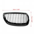 X Autohaux Pair Front Kidney Grille Gloss Black For Bmw E92 2007-2010 2 Door Single Line